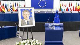 David Sassoli : cérémonie d'hommage au Parlement européen