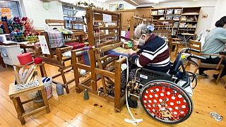 Tokyo shop sells handmade items produced by people with disabilities