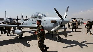 نیروهای ناتو در حال تحویل فرودگاه نظامی کابل به نیروهای ارتش افغان، سپتامبر ۲۰۲۰