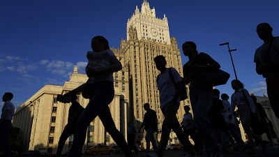 Здание Министерства иностранных дел РФ в Москве