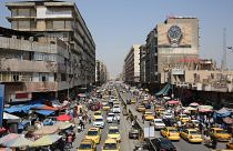 أحد الشوارع الرئيسة بالعاصمة العراق بغداد