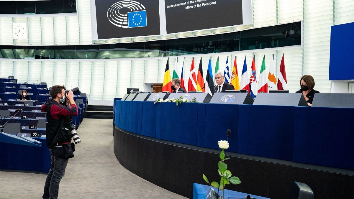Η αίθουσα του Ευρωπαϊκού Κοινοβουλίου