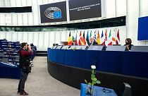 Η αίθουσα του Ευρωπαϊκού Κοινοβουλίου