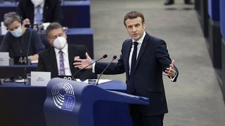 Macron vor dem Europäischen Parlament