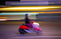 People are turning to e-bikes and new battery cell charging stations to get around Taipei.