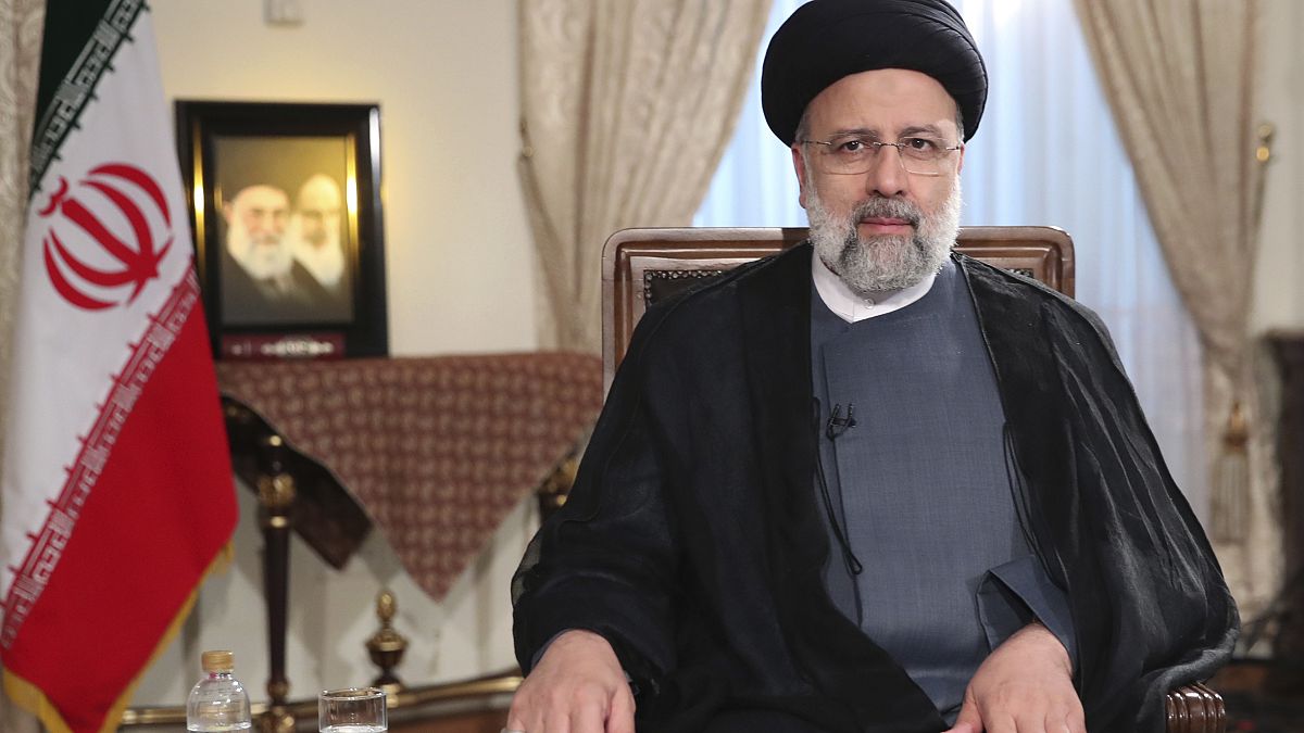 الرئيس الإيراني إبراهيم رئيسي في مكتب الرئاسة في طهران، إيران. 2021/09/04