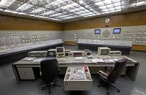 La salle de contrôle de la centrale nucléaire de Zwentendorf en Autriche, jamais entrée en service