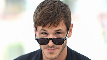 French actor Gaspard Ulliel poses during a photocall for the film "Sibyl" at the 72nd edition of the Cannes Film Festival on May 25, 2019 