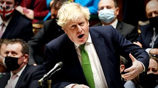 Boris Johnson à la Chambre des communes, mercredi, lors de la séance des questions au Premier ministre.