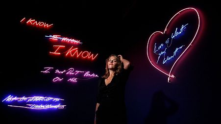 Tracey Emin has requested for the removal of one of her distinctive neon works