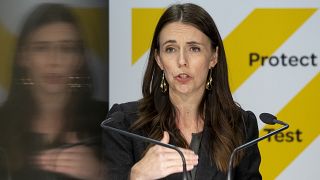 New Zealand Prime Minister Jacinda Ardern addresses a post Cabinet press conference at Parliament in Wellington, New Zealand, Monday, 22 November 2021