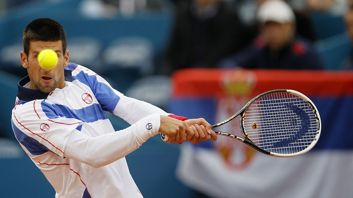 نوفاك ديوكوفيتش لاعب كرة المضرب المصنف أولاً عالمياً 