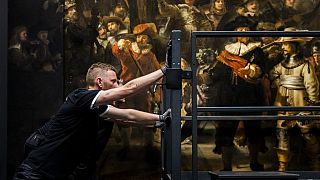 El Rijksmuseum restaura 'La ronda de noche' de Rembrandt