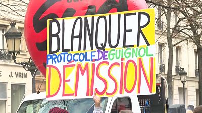 Manifestation des enseignants à Paris jeudi 20 janvier 2022 : ils réclament la démission du ministre Jean-Michel Blanqueur