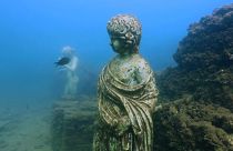 Római kori mozaikot találtak a titokzatos víz alatti városban