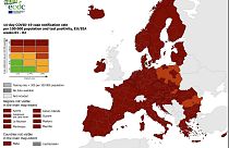 Ο ευρωπαϊκός χάρτης επιδημιολογικής κατάστασης