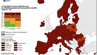 Ο ευρωπαϊκός χάρτης επιδημιολογικής κατάστασης
