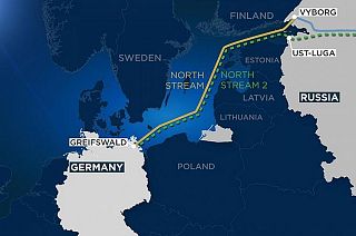 Nord Stream 2 route