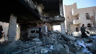 Suudi Arabistan'ın Yemen'de düzenlediği hava saldırısı