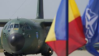Μεταγωγικό αεροσκάφος του ρουμανικού στρατού σε κοινή επιχείρηση του ΝΑΤΟ - φώτο αρχείου