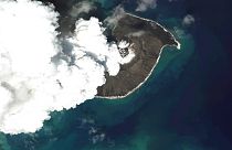 Подводный вулкан Хунга-Тонга-Хунга-Хаапай 24 декабря 2021