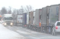 Snowstorms bring traffic to a standstill between Poland and the Baltic states