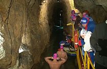 La staffetta di nuoto sotto terra di Tarnowskie Gory
