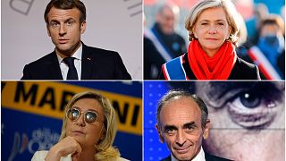 ماكرون ولوبان وبيكريس وزمور_ المرشحون للانتخابات الرئاسية الفرنسية