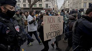 Manifestation à Paris contre le pass vaccinal (22 janvier 2022)
