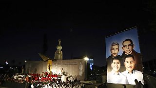 Ceremonia de beatificación en San Salvador (El Salvador).