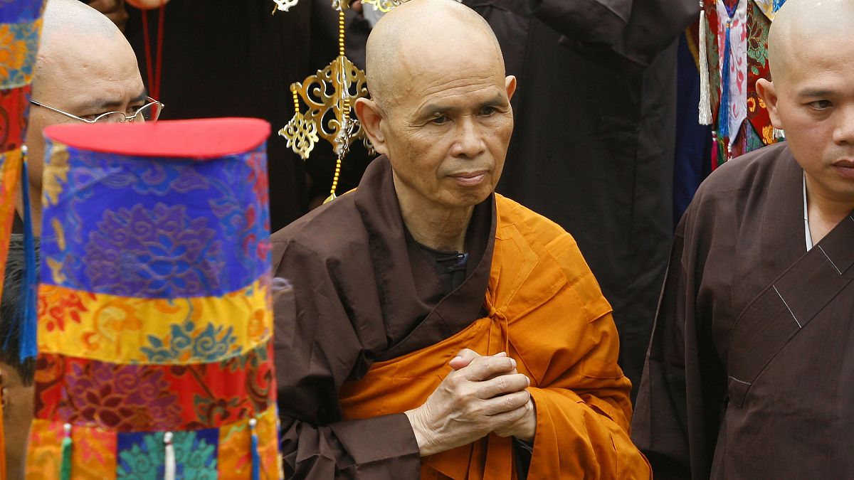 Thousands in Vietnam mourn Buddhist monk who brought mindfulness to West