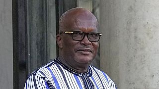 Le président du Burkina Faso, Roch Marc Christian Kabore, le 12 novembre 2021. 