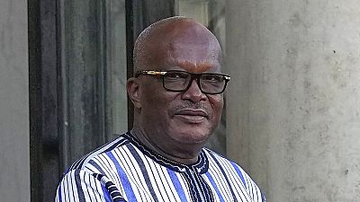 Le président du Burkina Faso, Roch Marc Christian Kabore, le 12 novembre 2021. 
