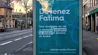 social media/ fair use ملصق في الدائرة 13 في باريس