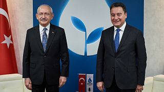 CHP Genel Başkanı Kemal Kılıçdaroğlu DEVA Partisi Genel Başkanı Ali Babacan'ı ziyaret etti