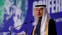 Saudi Arabia's Minister of Energy Prince Abdulaziz bin Salman Al Saud at the COP26.