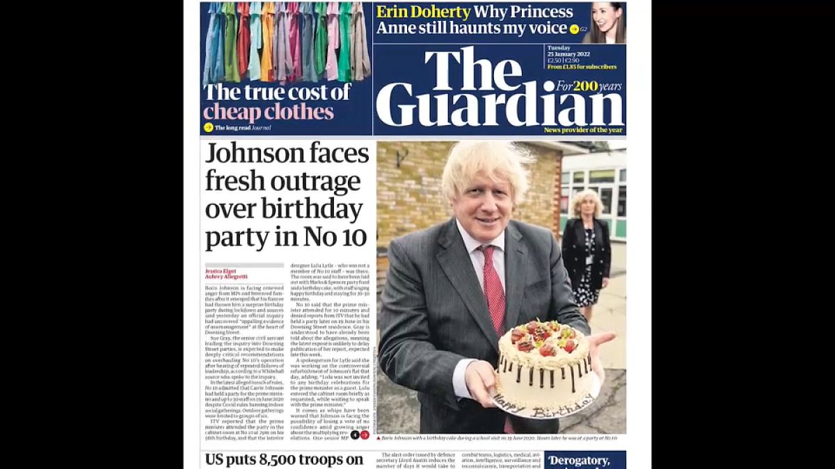 Μεγάλη Βρετανία: Η τούρτα γενεθλίων «καίει» τον Μπόρις Τζόνσον – Έρευνα της αστυνομίας