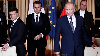 روسای جمهوری روسیه، فرانسه و اوکراین