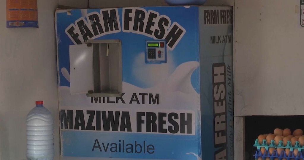 Nairobi has a new type of vending machines that distribute milk