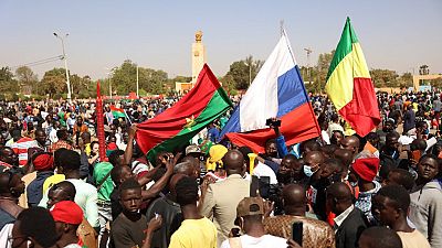 Demonstrators in Burkina Faso protest France and ECOWAS while