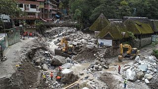 Последствия наводнения в районе Мачу-Пикчу