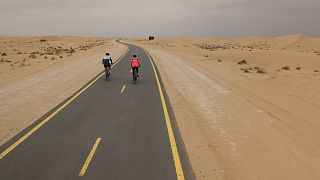 کارت پستالی از دبی؛ مسیر ویژه دوچرخه‌سواری در کویر با مناظر تماشایی