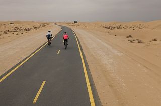 Cycling in the desert: Dubai's Al Qudra bike track