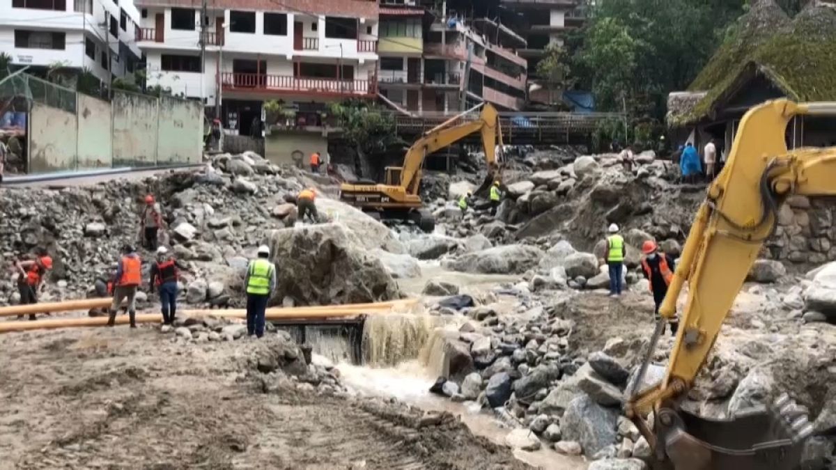 Almost 900 evacuated from Machu Picchu area as rains slam Peru, Jan 25, 2022.