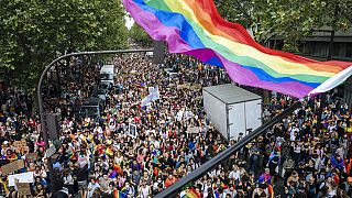 Gay Pride march, June 26, 2021, in Paris