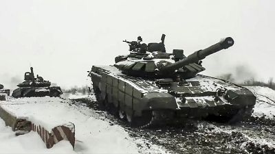 Fotograma de un vídeo facilitado por el Servicio de Prensa del Ministerio de Defensa ruso, 26/1/2022, Rostov, Rusia