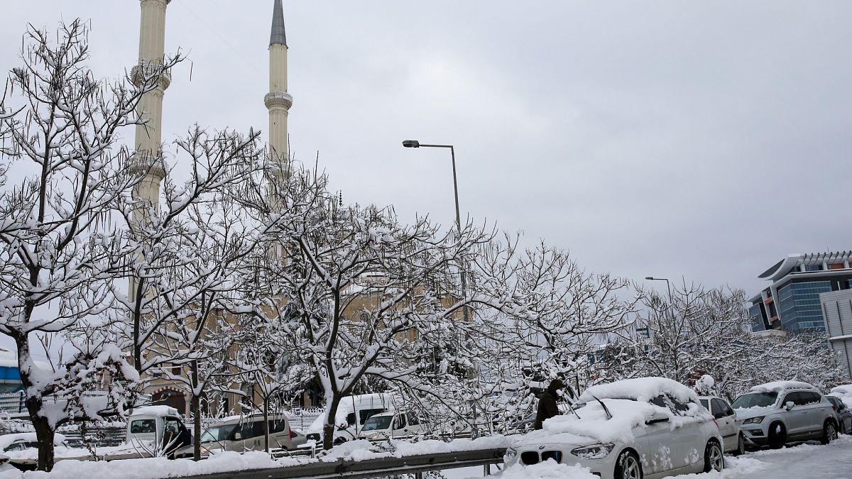 İstanbul'da kar 