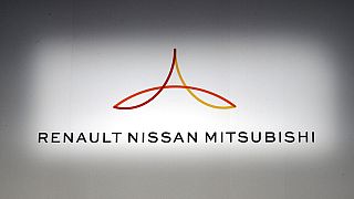 Le logo de l'Alliance Renault, Nissan et Mitsubishi 