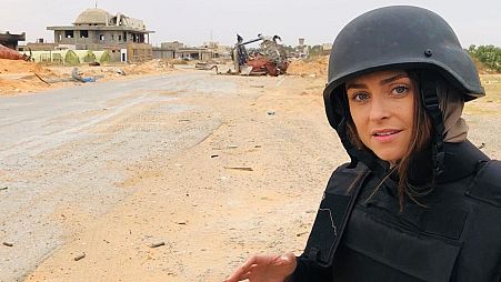 Anelise reports for Euronews from the southern Tripoli front, Libya in 2019.