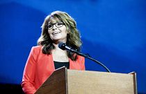 Die Republikanerin Sarah Palin bei einem Auftritt in Colorado, 2016.